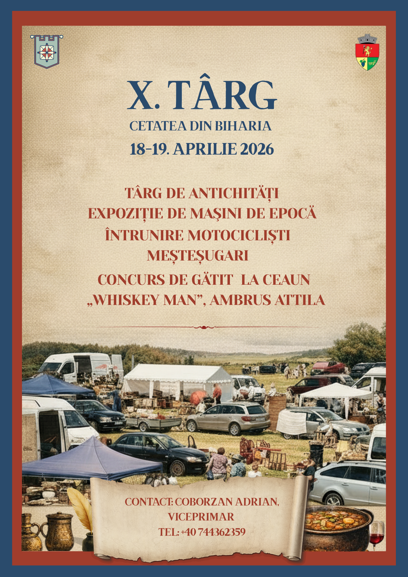 Targ de antichitati / Expozitie masini de epica