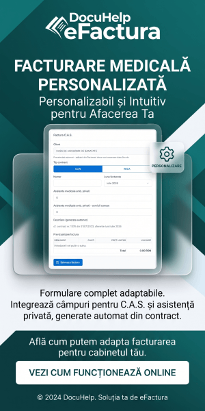 Facturare eFactura personalizată pentru afacerea ta - DocuHelp