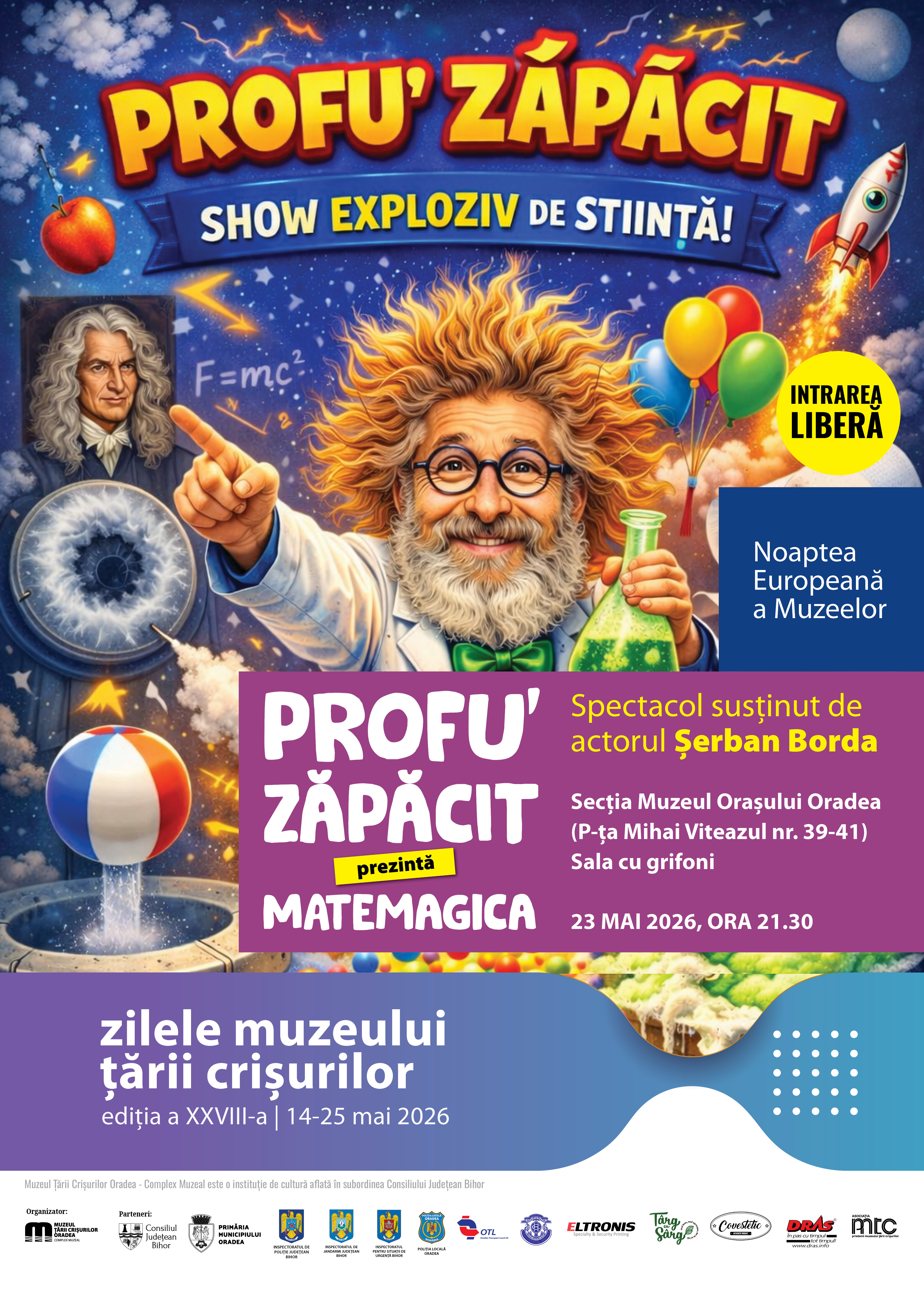 MATEMAGICA - spectacol la Noaptea Muzeelor