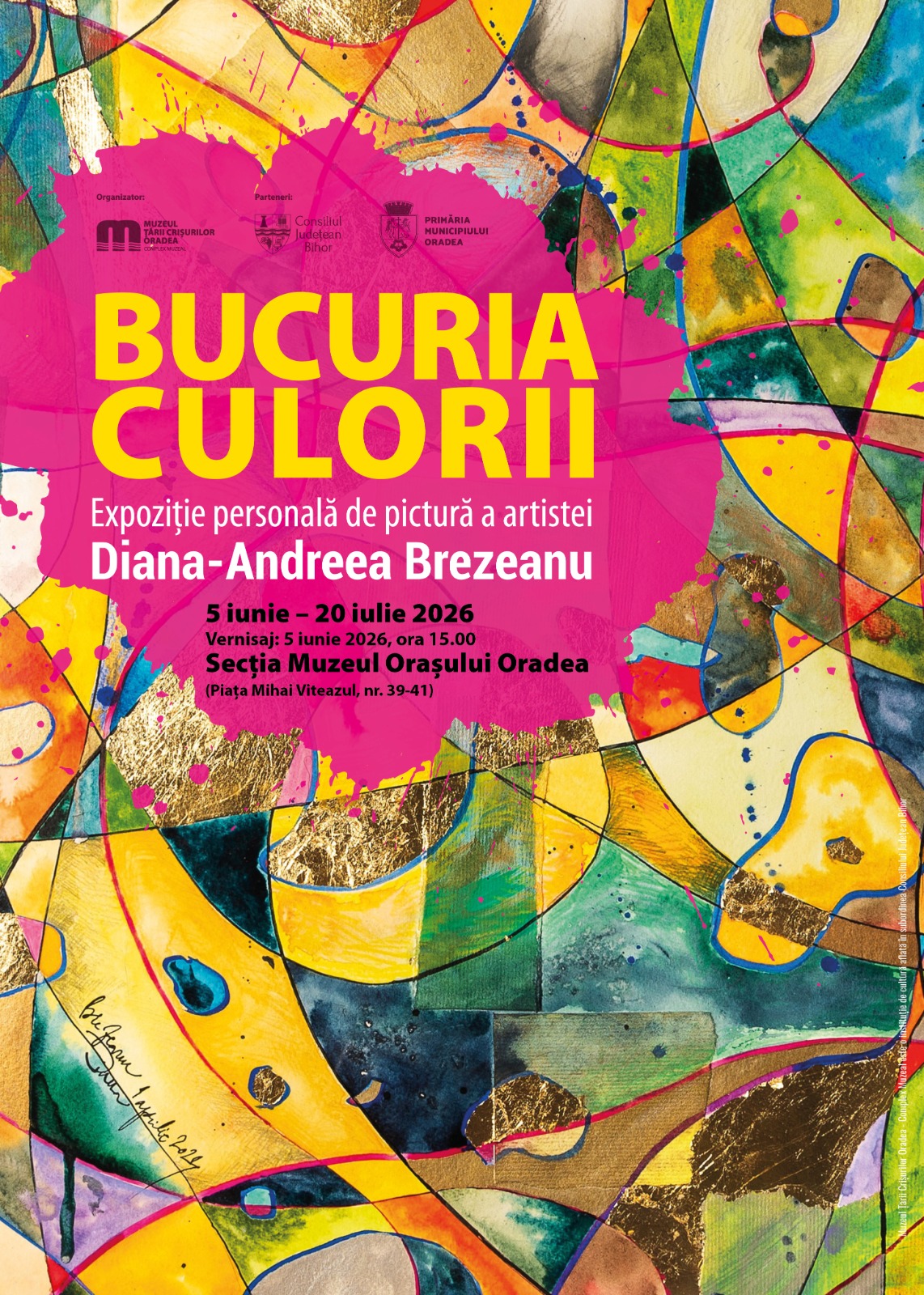 Vernisajul expoziției Bucuria culorii