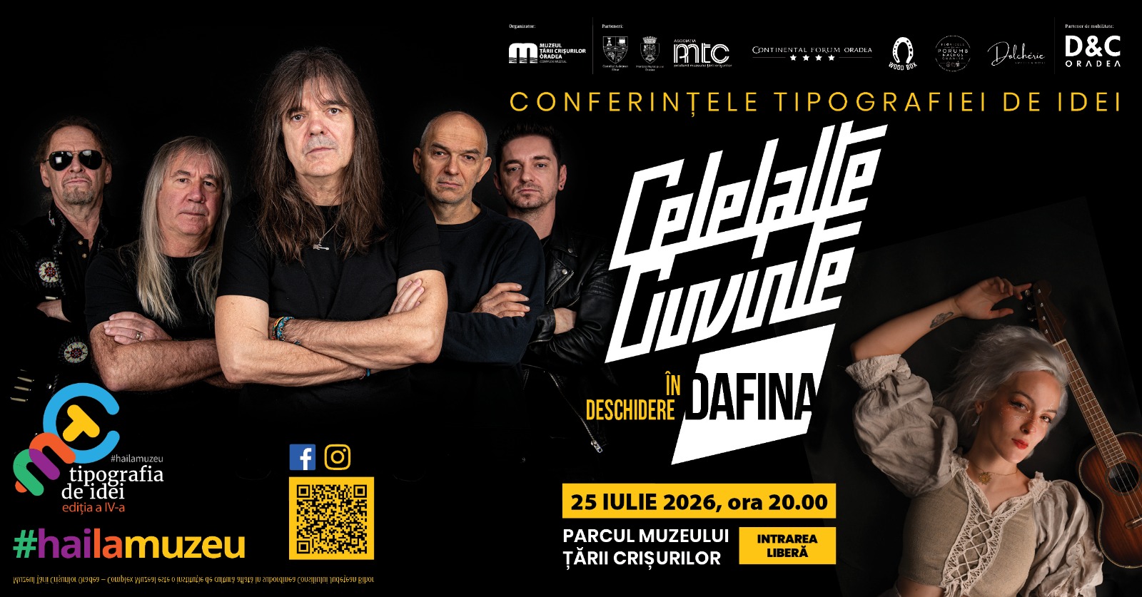 Concert Celelalte Cuvinte la Complexul Muzeal Oradea