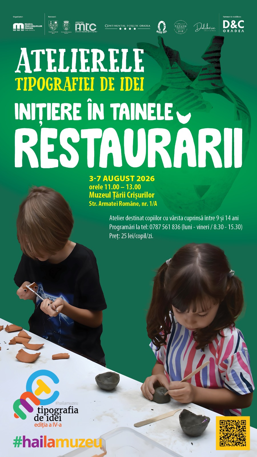 Atelierele Tipografiei de Idei: Inițiere în tainele restaurării