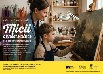 Micii conservatori: atelier de conservare a picturilor la Muzeul Țării Crișurilor