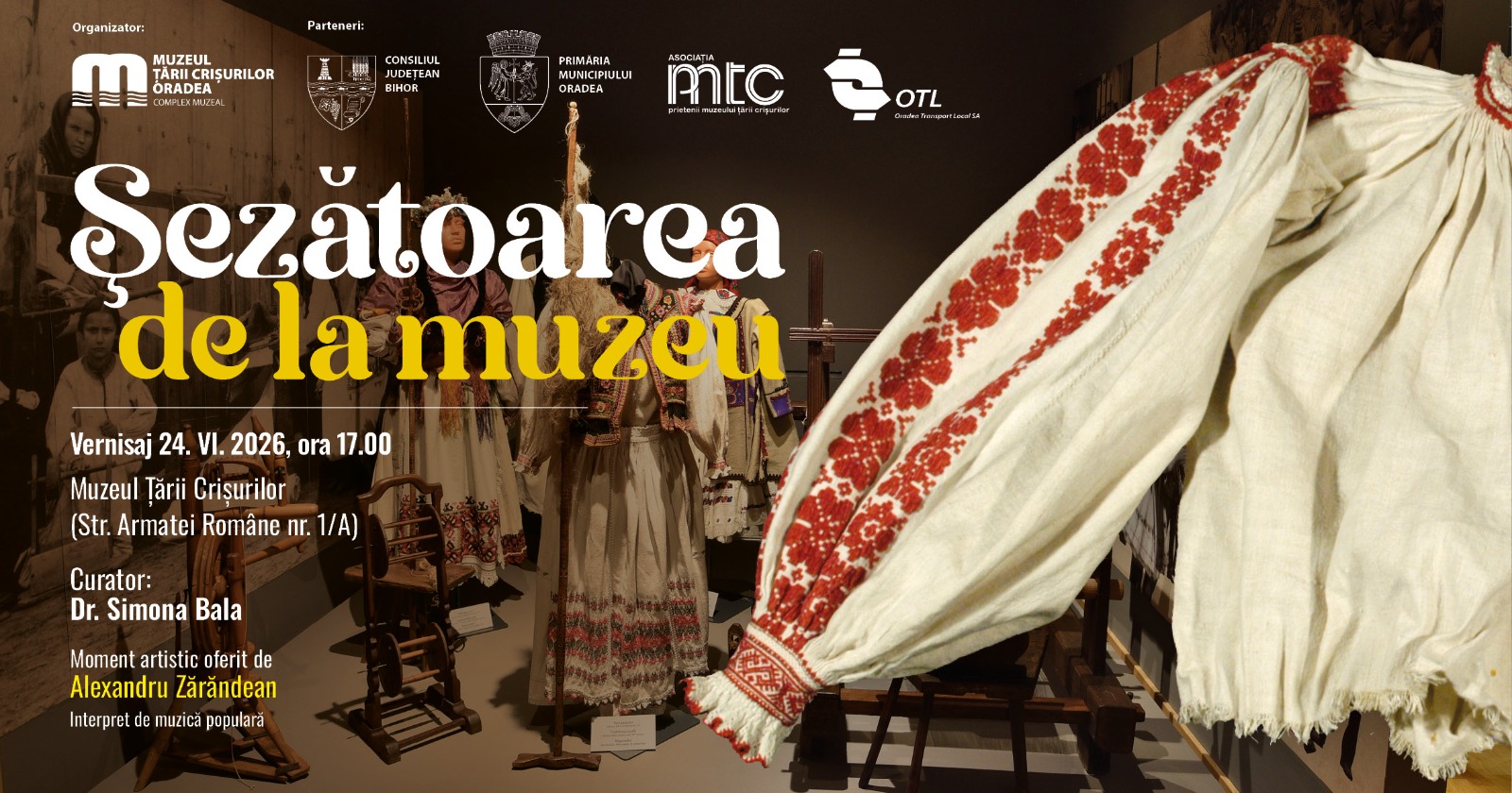 Vernisajul expoziției Șezătoarea de la muzeu