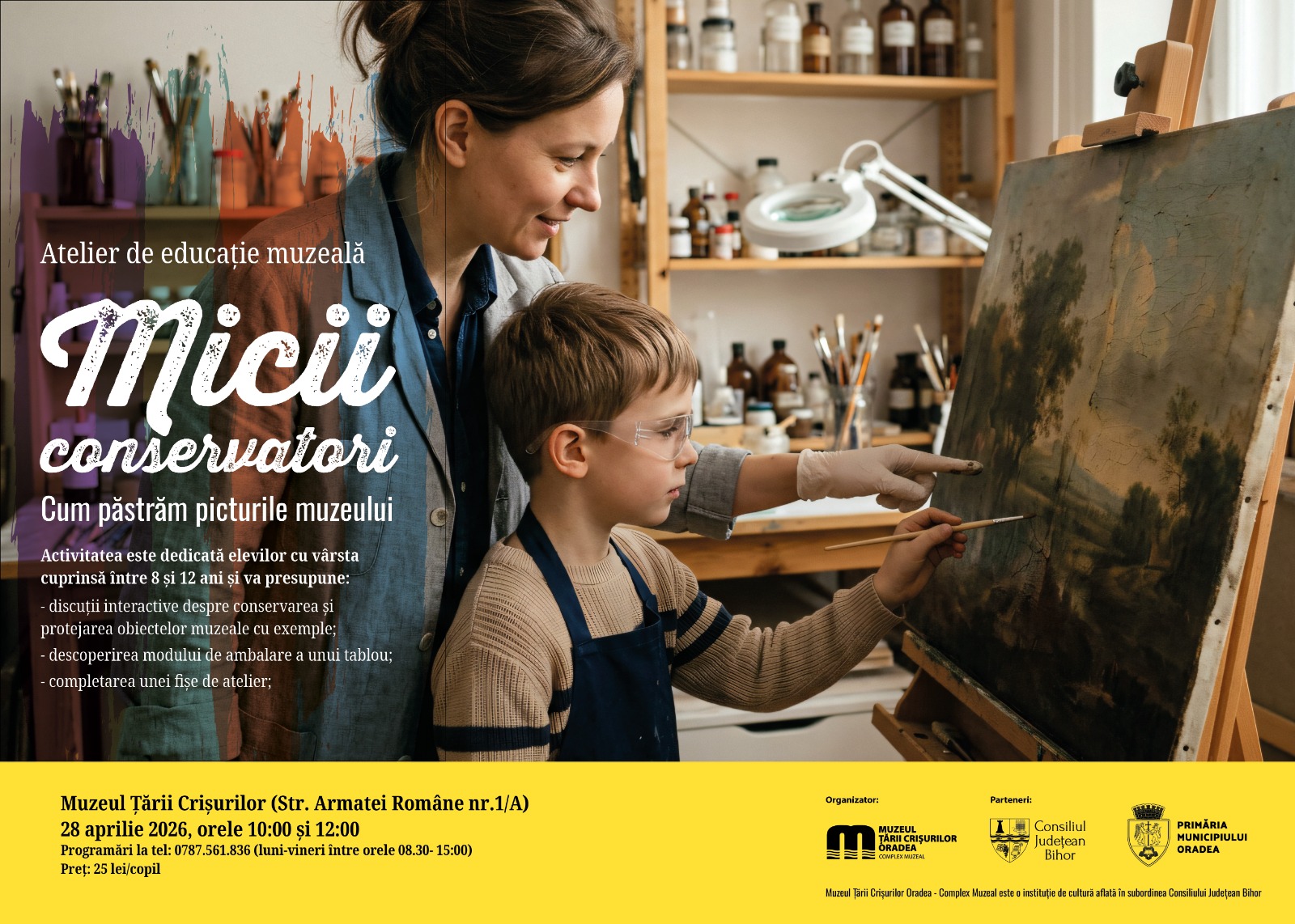 Atelier de educație muzeală: Micii conservatori