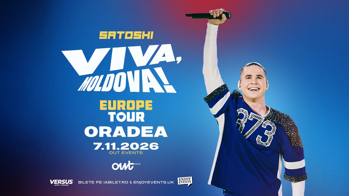 Satoshi aduce Viva Moldova Tour la Oradea pe 7 noiembrie