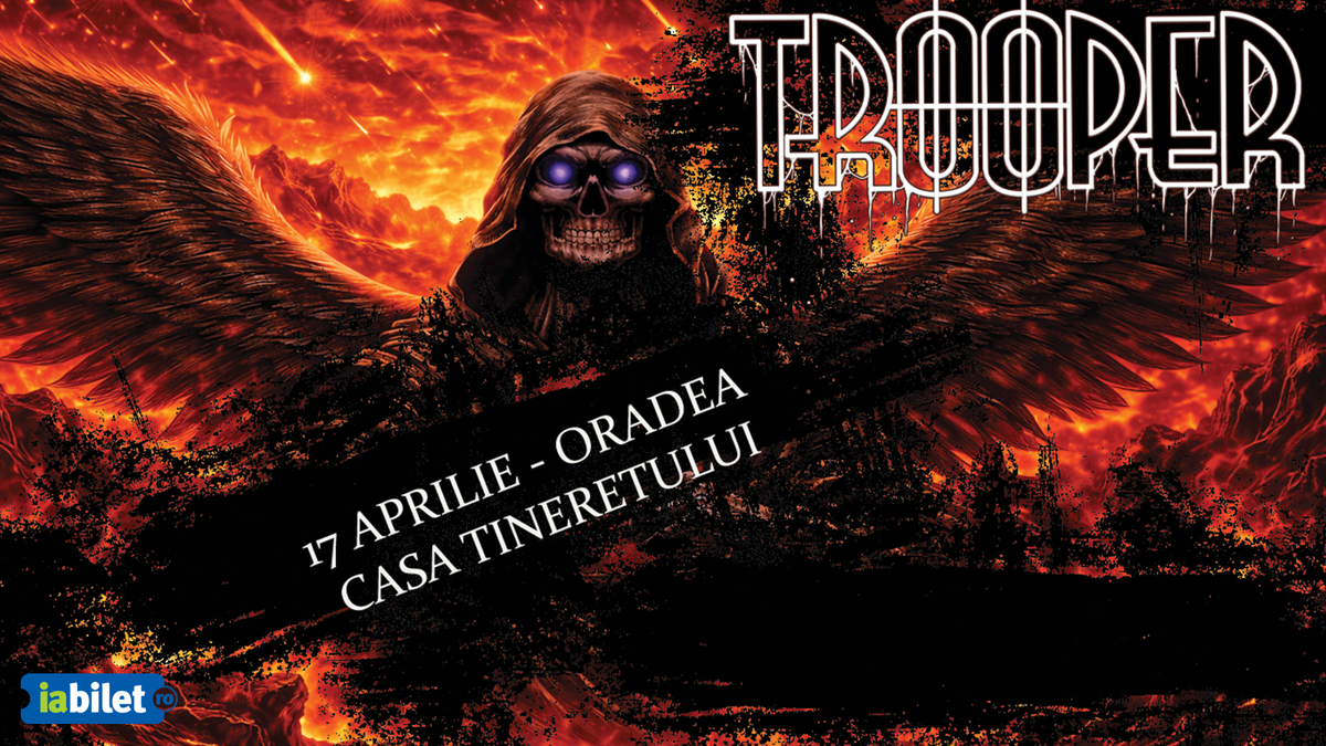 Trooper susține un concert la Casa Tineretului din Oradea în aprilie