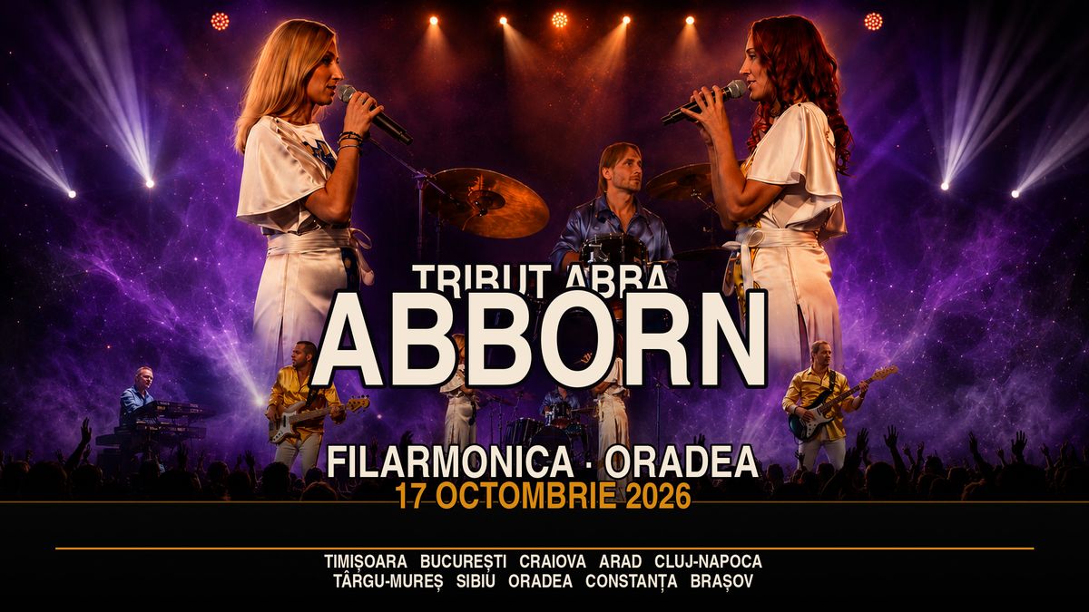 Concertul tribut ABBA al trupei ABBORN ajunge la Oradea în octombrie