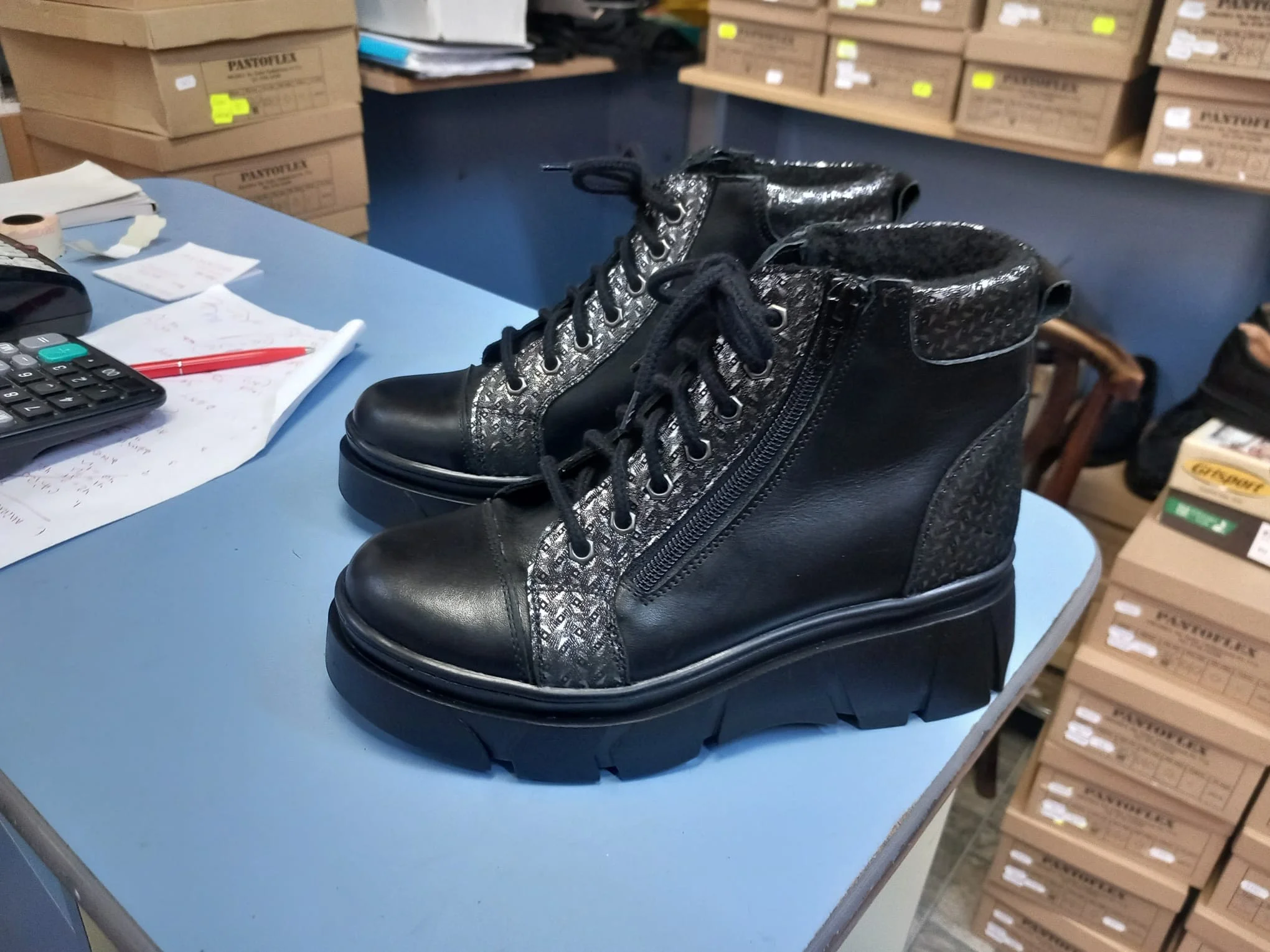 Cizme barbati din piele naturala