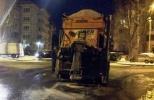 Echipajele RER au iesit in teren cu material antiderapant Echipajele RER au iesit in teren cu material antiderapant