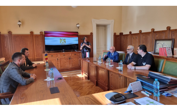 Ambasadorul Egiptului, in vizita la Primaria Oradea Ambasadorul Egiptului, in vizita la Primaria Oradea