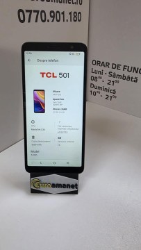 Telefon mobil TCL 501, 2GB RAM, 32GB, 4G, Prime Black - 3