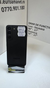 Telefon mobil Samsung Galaxy S22, Dual SIM, 128GB, 8GB RAM, 5G, Phantom Black