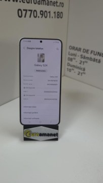 Telefon mobil Samsung Galaxy S24, Dual SIM, 8GB RAM, 128, 5G, Marble Gray - 3