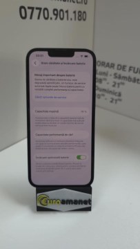 Telefon mobil Apple iPhone 14, 256GB, 5G, Midnight, 78% Baterie - 4