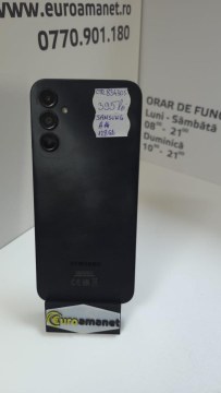 Telefon mobil Samsung Galaxy A14, Dual SIM, 4GB RAM, 128GB, 4G, Black