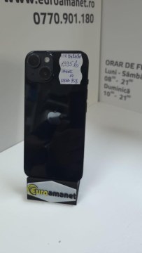 Telefon mobil Apple iPhone 14, 128GB, 5G, Midnight, 75% Baterie