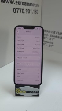 Telefon mobil Apple iPhone 14, 128GB, 5G, Midnight, 75% Baterie - 3