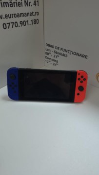 Consola portabila Nintendo Switch, V2, Joy-Con albastru-rosu - 3