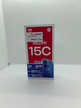Telefon mobil Xiaomi Redmi 15C, 8GB RAM, 256GB