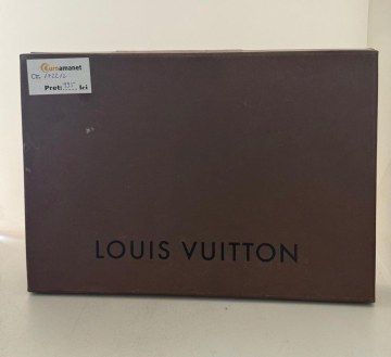Curea Louis Vuitton Damier Azur Canvas Tresor Dimensiune 80CM - 2