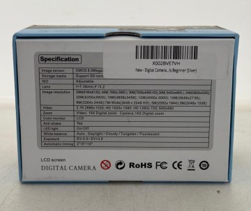 Camera Digitala, Camera Uhd 4K 50Mp Cu Card Sd De 32 Gb, Zoom Digital 16X, Baterie Reincarcabila - 2