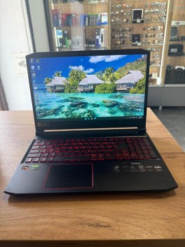 Laptop Gaming Acer Nitro 5 AN515-44 cu procesor AMD Ryzen 7 4800H pana la 4.20 GHz, 15.6", Full HD, 144Hz, 16GB, 512GB SSD, NVIDIA GeForce GTX 1650Ti 4GB