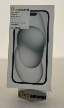 Telefon mobil Apple iPhone 15, 128GB, 5G, Black