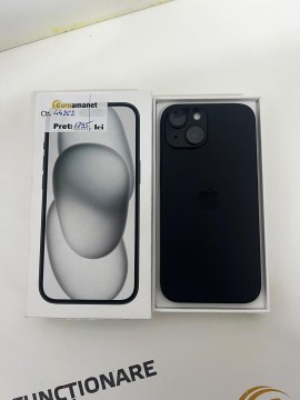 Telefon Apple iPhone 15, 128GB, 5G, Black - 5