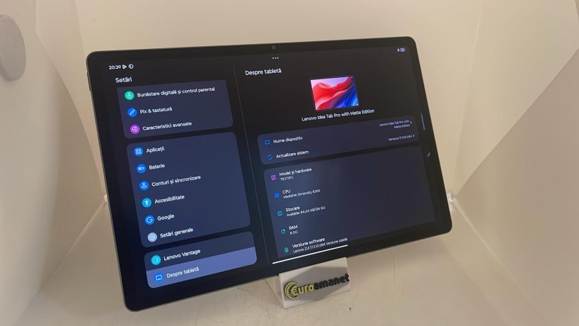 Tableta LENOVO Idea Tab Pro Paper, 12.7", 128GB, 8GB RAM, Wi-Fi, Luna Grey + Lenovo Tab Pen Plus