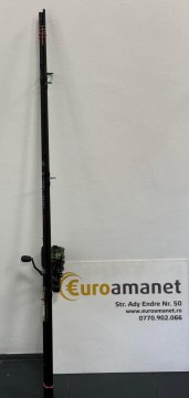 Lanseta Carp Expert Extreme Feeder, 3.60m, 80-150g, 3+3 tronsoane cu Mulineta By Dome Carp Fighter LCS Pro - 6000 - 1