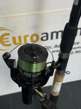 Lanseta Carp Expert Extreme Feeder, 3.60m, 80-150g, 3+3 tronsoane cu Mulineta By Dome Carp Fighter LCS Pro - 6000 - 2