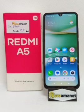 Telefon mobil Xiaomi Redmi A5, 3GB RAM, 64GB, 4G, Black - 1