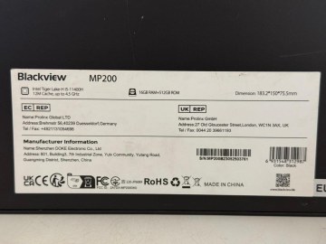 Blackview MP200 Mini PC Alder Lake I5-12450H, Mini Desktop Computer, 16GB RAM 512GB SSD NVMe, Win 11 PRO/WiFI 6/USB 3.2 Type-C - 3