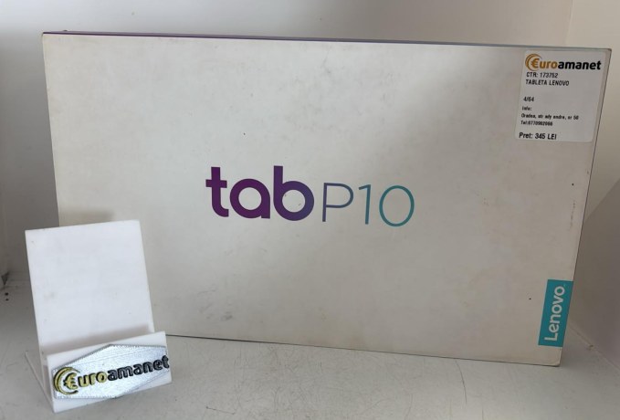 Tableta Lenovo Tab P10 TB-X705L, Octa-Core 1.8GHz, 10.1", 4GB RAM, 64GB, 4G, Aurora Black