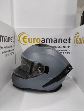 Casca integrala Wayscral pentru motocicleta, gri, marimea L - 2
