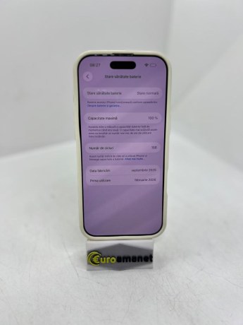 Telefon mobil Apple iPhone 17 Air, 256GB, 5G, Sky Blue, Bat 100%