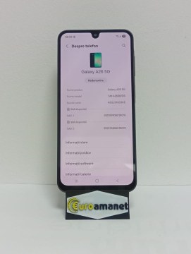 Telefon mobil Samsung Galaxy A26, Dual SIM, 6GB RAM, 128GB, 5G, Black - 2