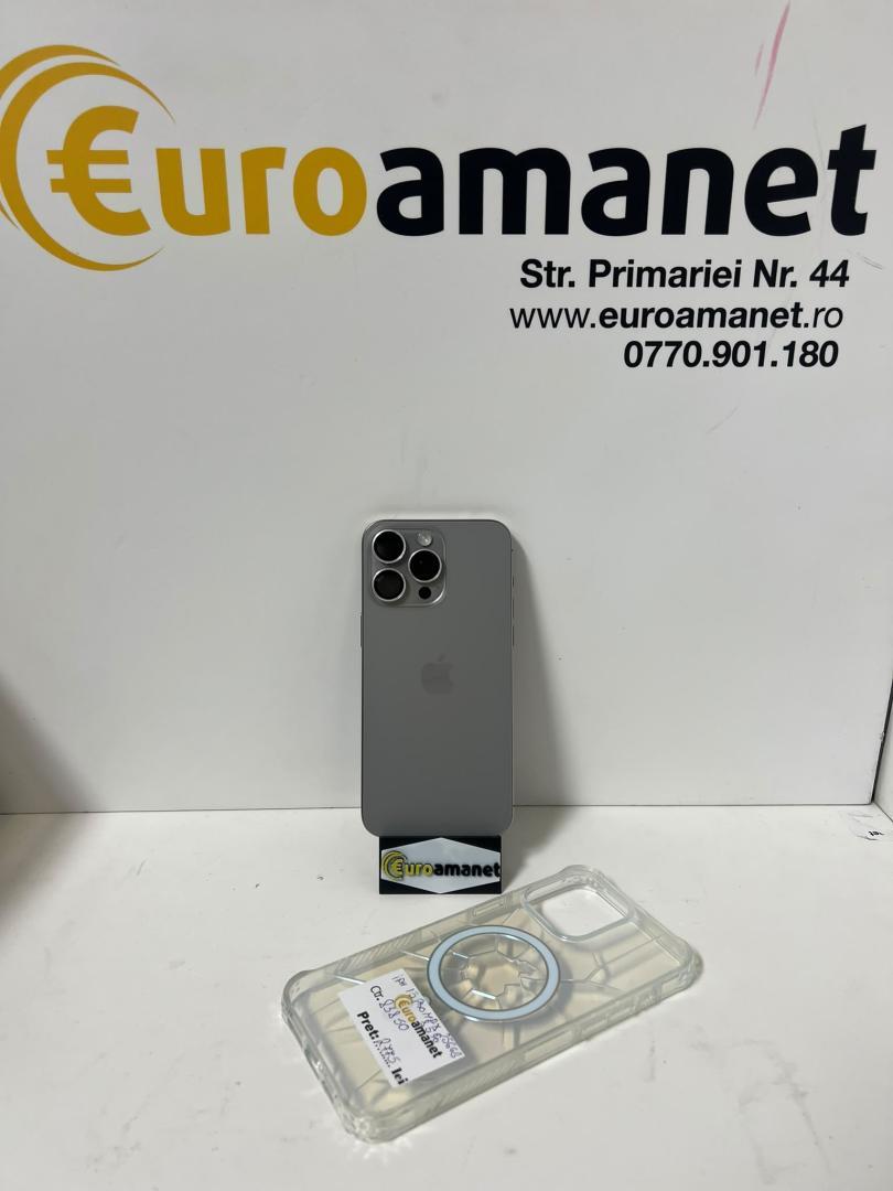 Telefon mobil Apple iPhone 15 Pro Max, 256GB, 5G, Gri, Bat 85%