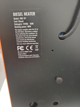 ncălzire diesel portabilă 8KW, VEVOR, cu control LCD - 4