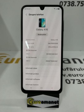 Telefon mobil Samsung Galaxy A16, Dual SIM, 128GB, 4GB RAM, 4G, Black - 3