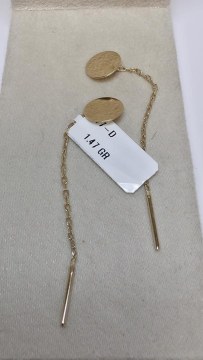 Cercei aur 14 k - 3