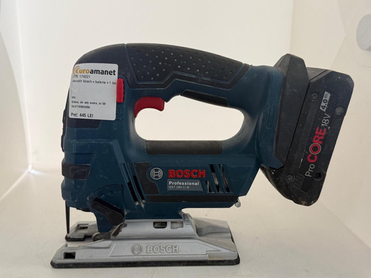 Fierastrau vertical pe acumulator Bosch Professional