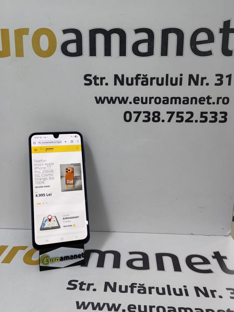 Telefon mobil Samsung Galaxy A17, Dual SIM, 4GB RAM, 128GB