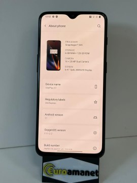 Telefon mobil OnePlus 6T, Dual SIM, 128GB, 6GB RAM, 4G, Mirror Black - 3