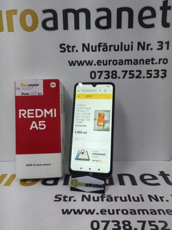 Telefon mobil Xiaomi Redmi A5, 4GB RAM, 128GB