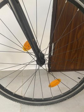 Bicicleta pentru asfalt, Triban RC100, gri, cadru aluminiu, furca otel, 7 viteze - 6