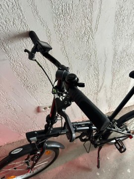 Bicicletă pliabilă Btwin 100 de 20 de inchi - Neagră - 2