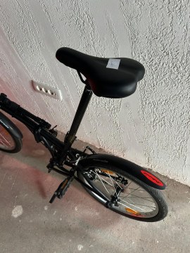Bicicletă pliabilă Btwin 100 de 20 de inchi - Neagră - 3