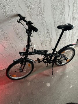 Bicicletă pliabilă Btwin 100 de 20 de inchi - Neagră - 4